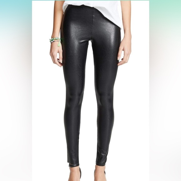 NWT Commando Women's Perfect Control Faux Leather Leggings Size Large - Picture 1 of 7